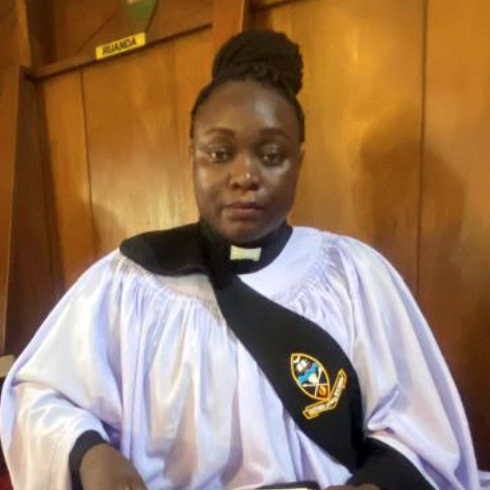 Rev. Milly Nambolanyi Lutalo focuses on nurturing the Sunday School, coordinating cell ministries and zones, and conducting pastoral visits.