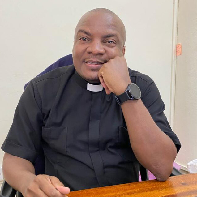 Rev. Samuel Mugabi Malumba leads the Good Samaritan welfare program, oversees ICT and security, and fosters teens’ church growth.